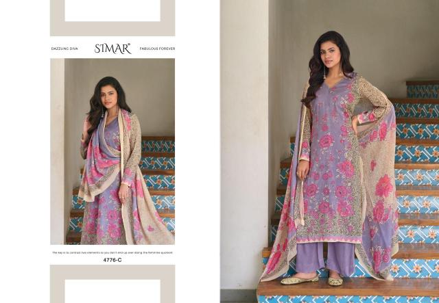 Simar glossy manvi dress material wholesale